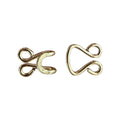 High-quality M330 wire buttons – 20 mm gold