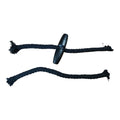 Комплект копчета рогче от естествено дърво с шнур CQT 1038 – Черни