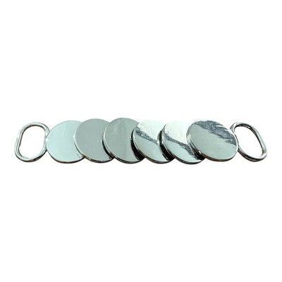 QX 3268 metal buckle – 7 cm nickel-free chain-style decorative element