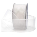 Organza ribbon white OR0001