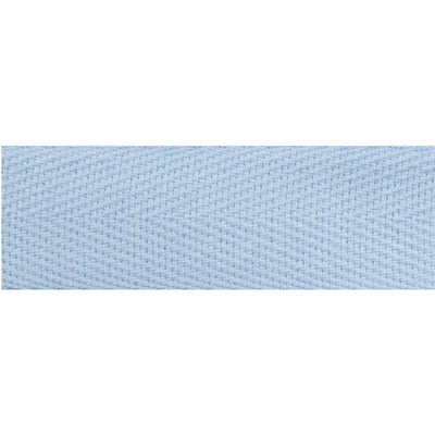 Light blue herringbone cotton tape HR0011
