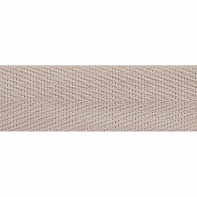 Cotton herringbone tape light gray HR0014