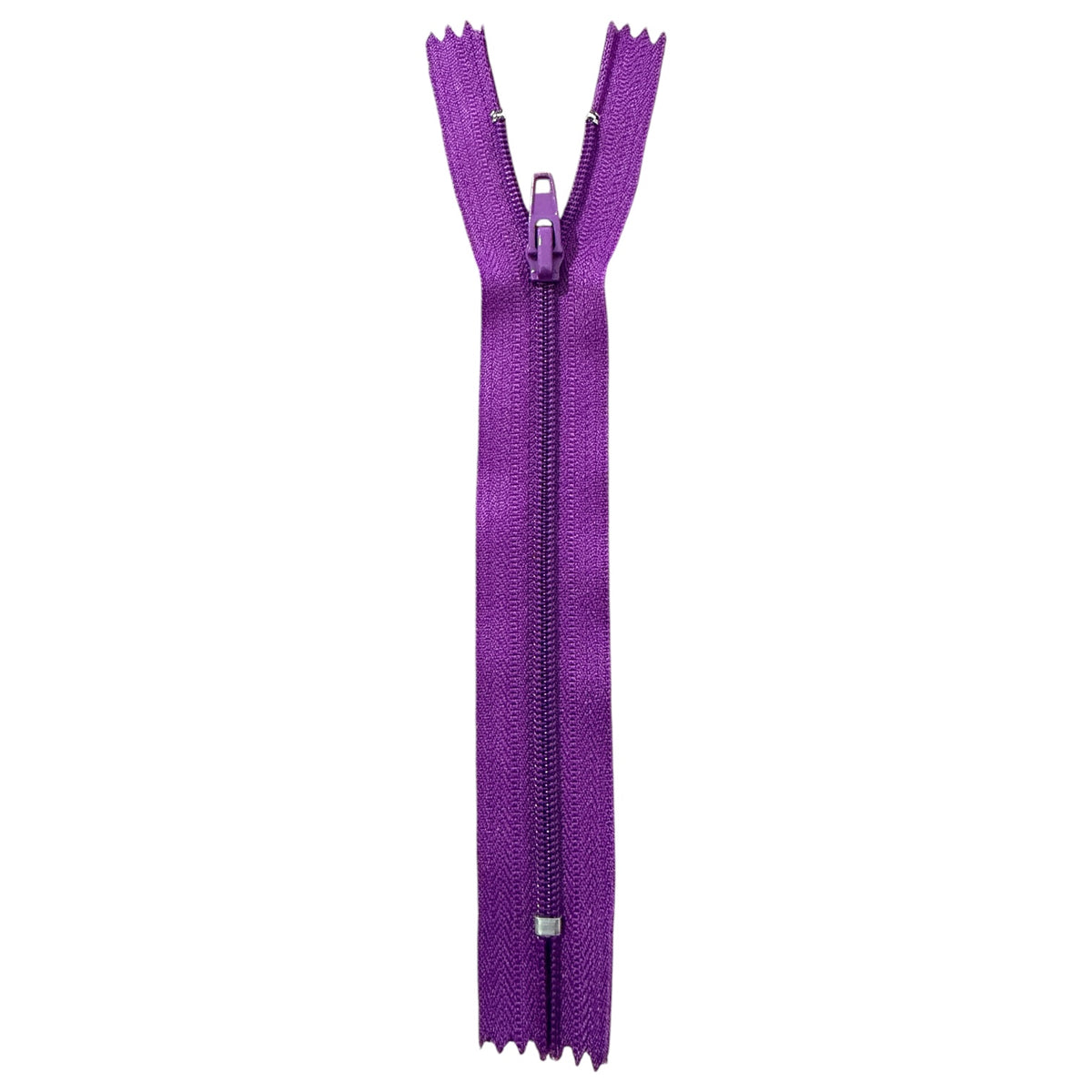 Purple coil zippers #3 TAT TF526 – 14 and 16 cm non-detachable