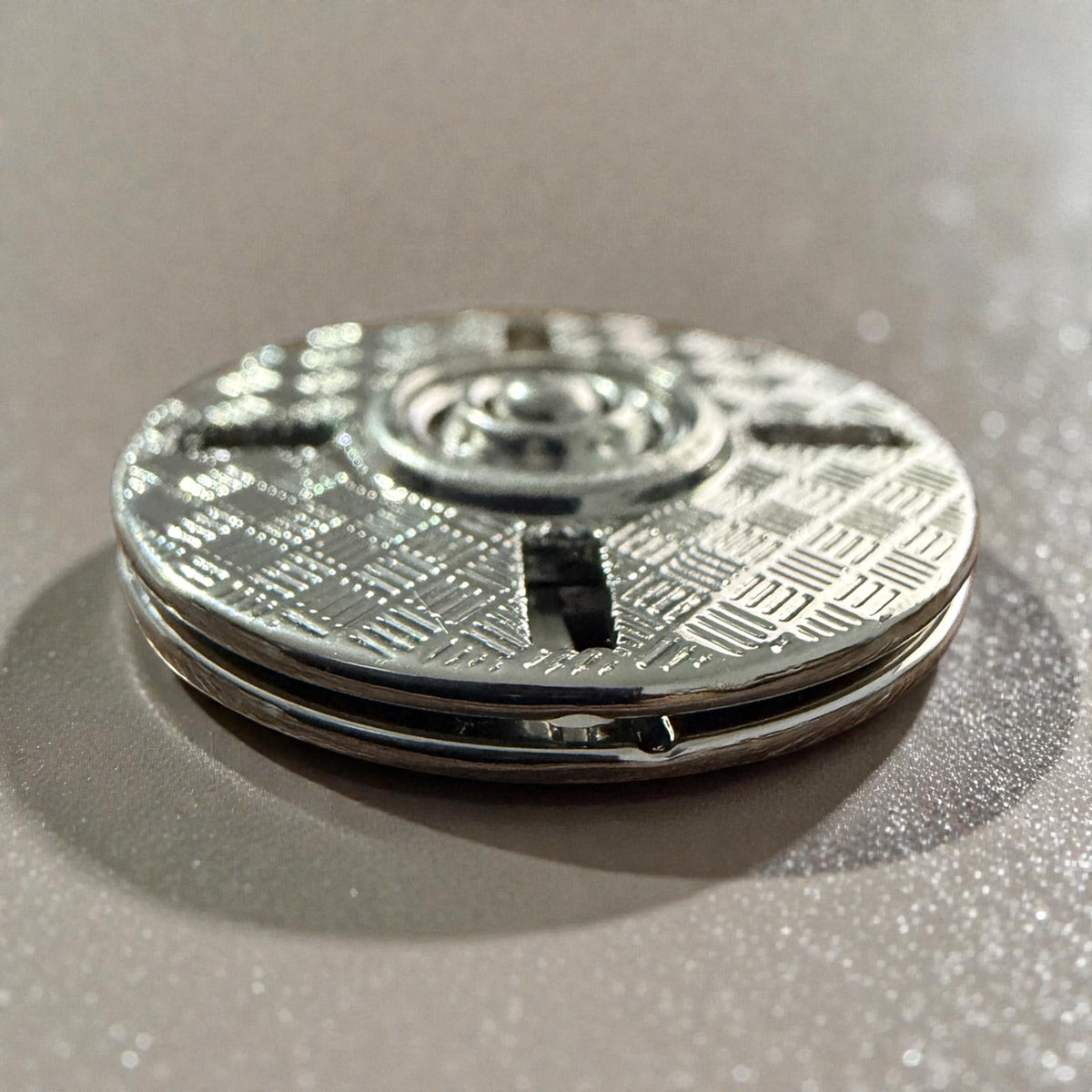 Luxury sew-on snap buttons MC 333 – 23 mm, 24 mm, and 25 mm Nickel Free
