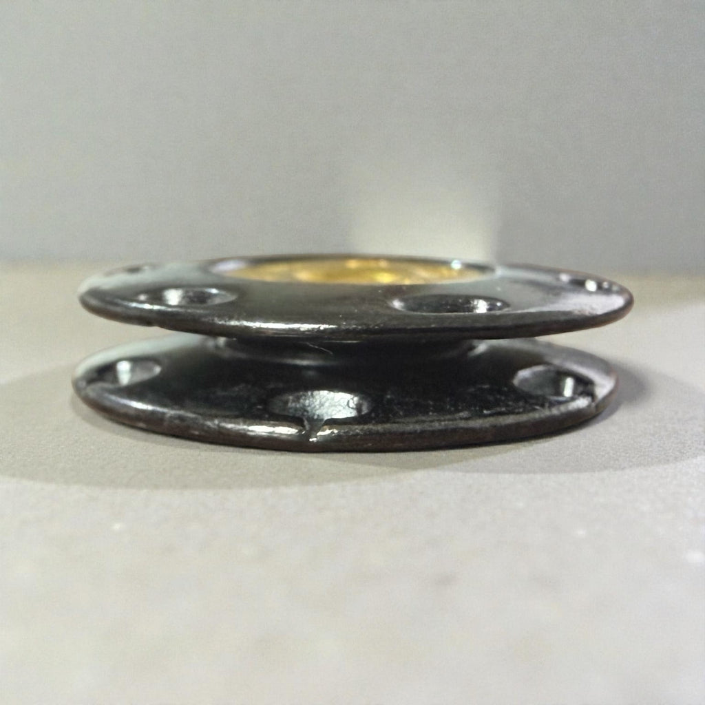 Luxury sew-on snap fasteners 4115040 – 18 mm and 23 mm Gun Metal