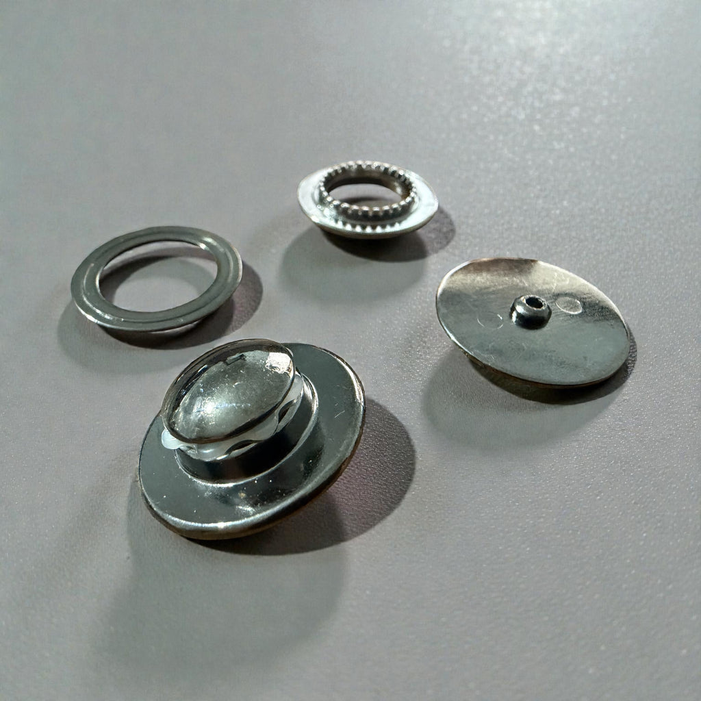 Luxury snap buttons 52483 – 22 mm Gun Metal