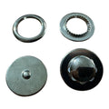 Luxury snap buttons 52483 – 22 mm Gun Metal