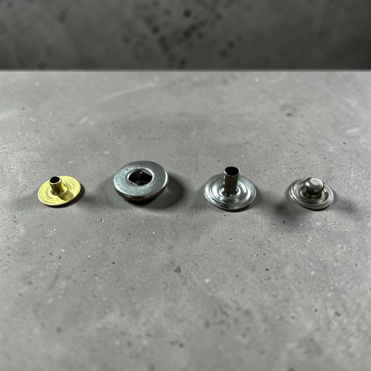 AF1 GAF Hidden Press Studs – 12.5 mm Gun Metal