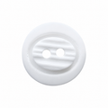 White buttons PB 009 – for women's clothing, shirts, and trousers (12 mm and 15 mm)
