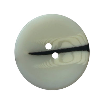 Меланжирани полиестерни копчета с ивица PG 292 Col 4 – матови бели