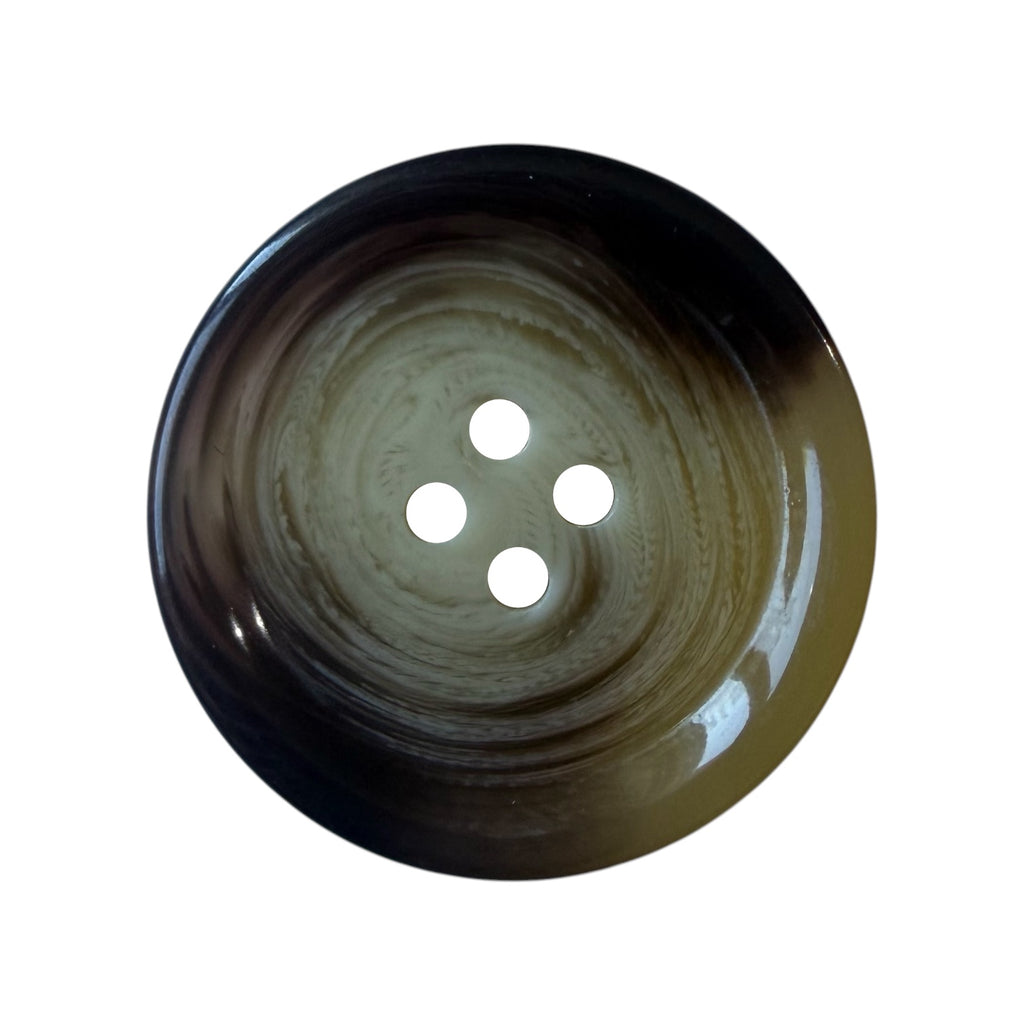 Melange polyester buttons PG 265 Col 4 – glossy brown with light pattern