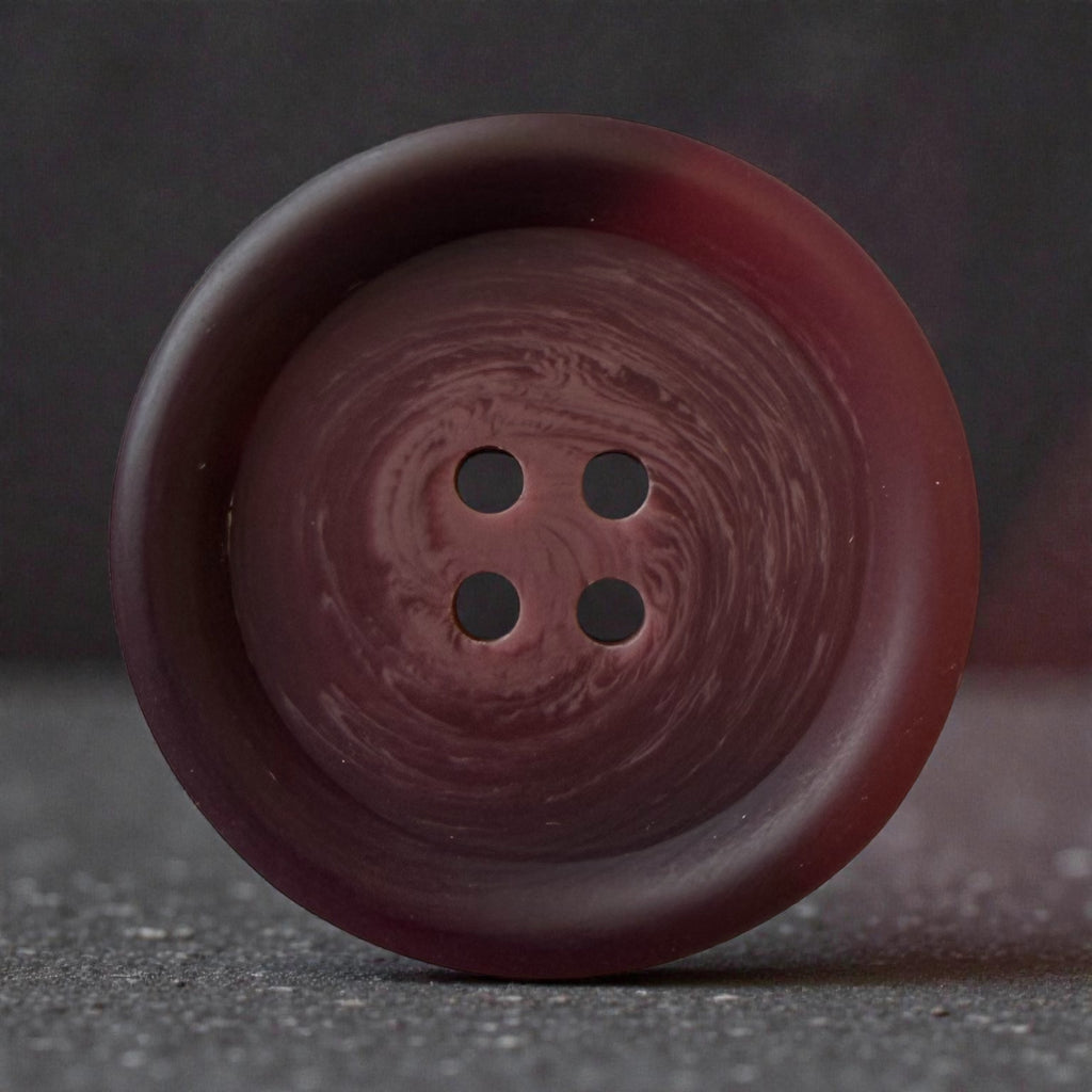 Melange polyester buttons PG 265 Col 6 – matte burgundy