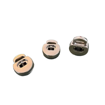 Kovový stoper E-2131 Nikl 1.5 cm – jeden otvor, kulatý model typu zámek