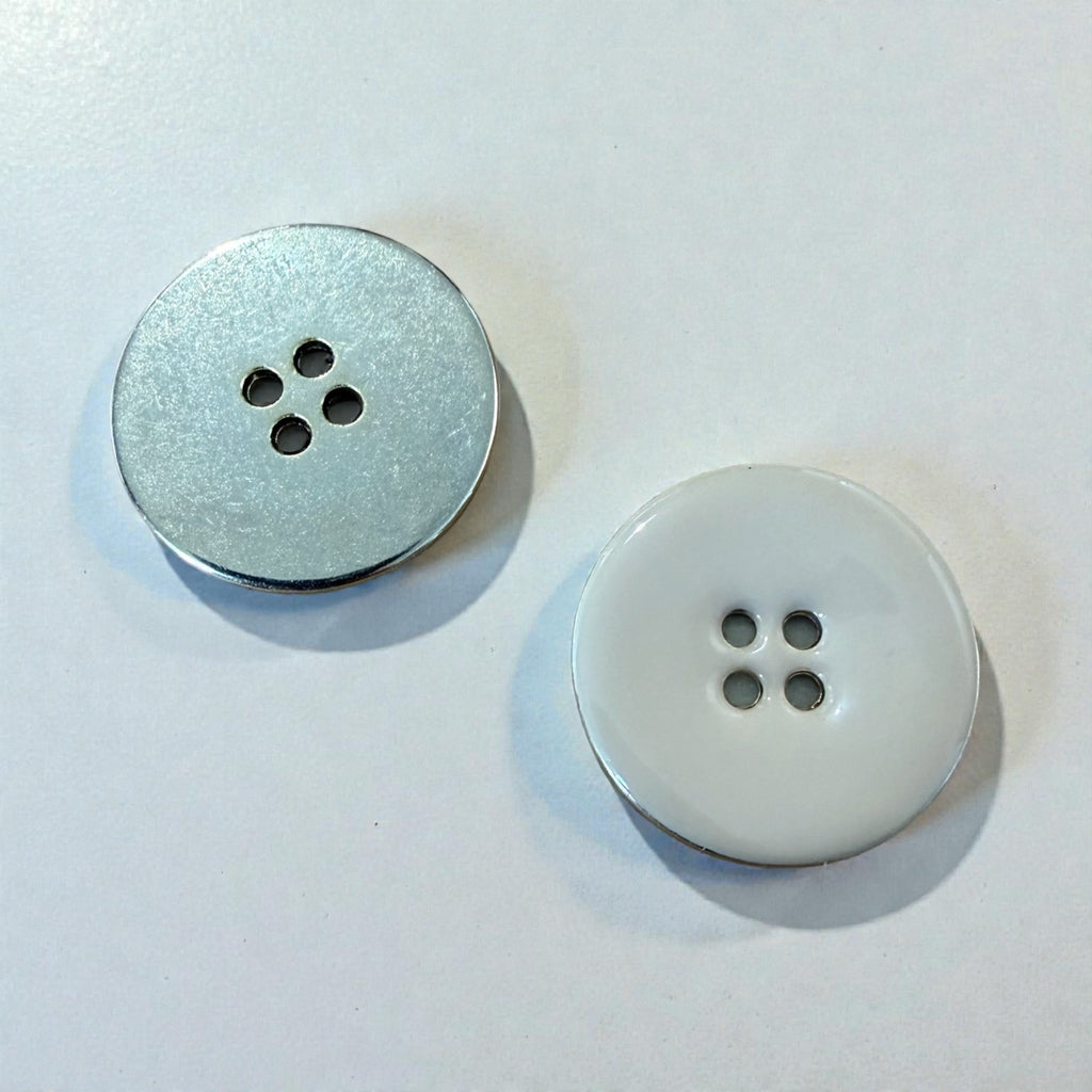 Metal buttons with a light brown finish 6104047 Col 613 – 22 mm handmade