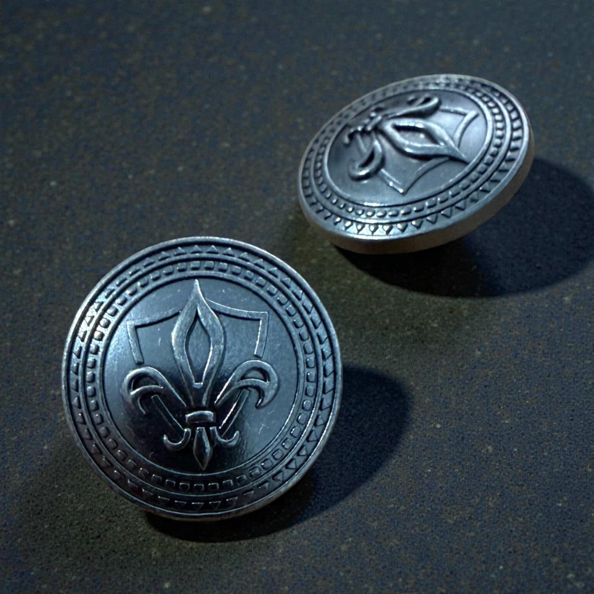 Метални копчета с краче 23972 – Gun Metal 22 мм