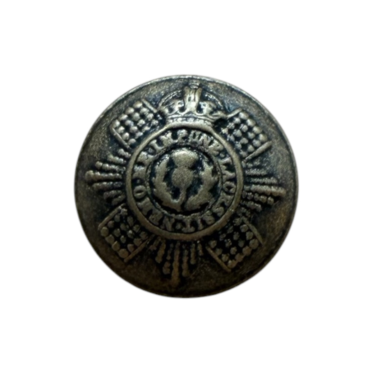 Lightweight metal brass buttons 20-046078-22 Col 2551 – Antique brass 18 mm