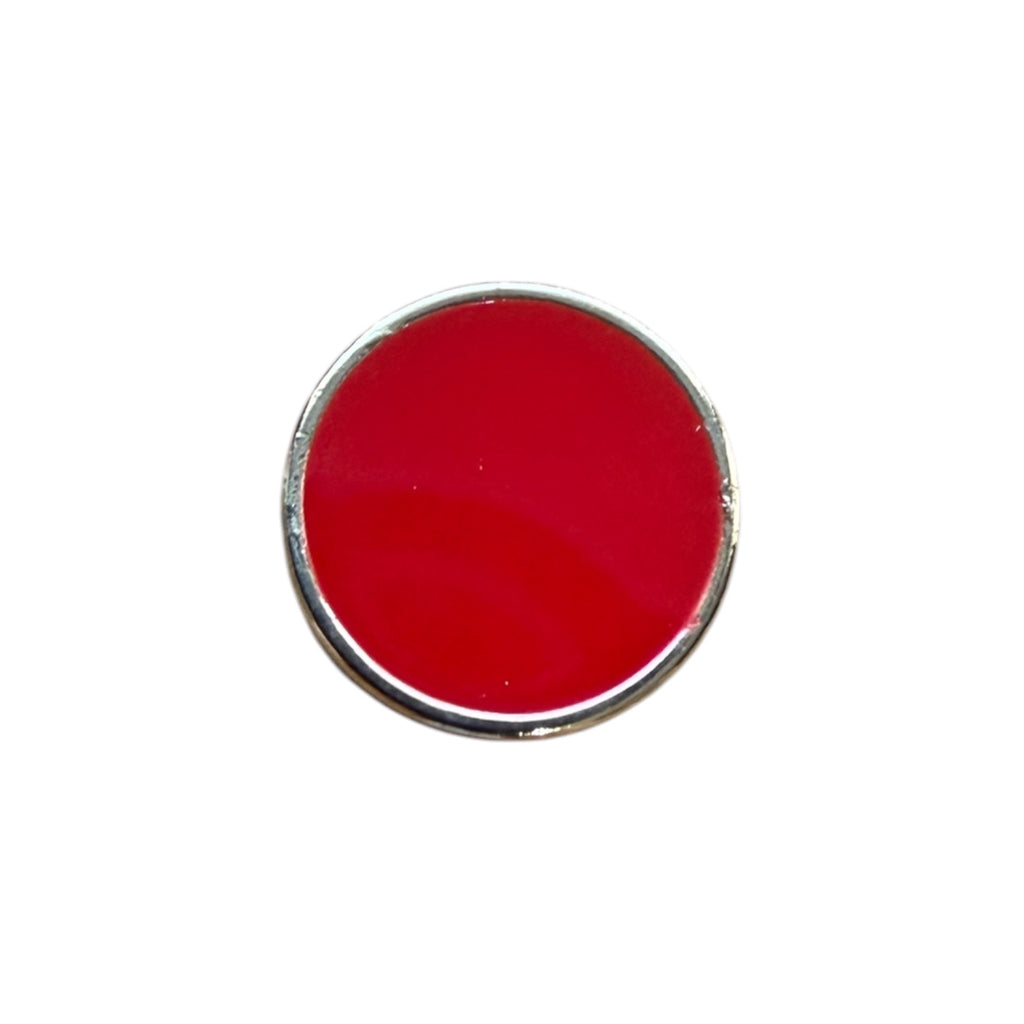 Metal shirt buttons with red enamel 51001197 Col 101335 – 10 mm