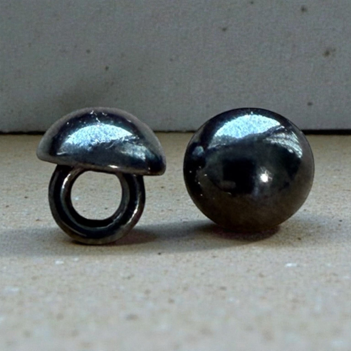 Метални копчета за ризи 1062 – 8 мм Gun Metal