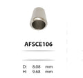 Metal cord and elastic ends 106 – length 9 mm, width 8 mm