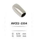 Metal cord ends for cords and elastic bands 2354