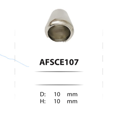 Metal cord  ends for cords and elastic bands 107