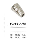 Metal cord ends for cords and elastic bands 3699