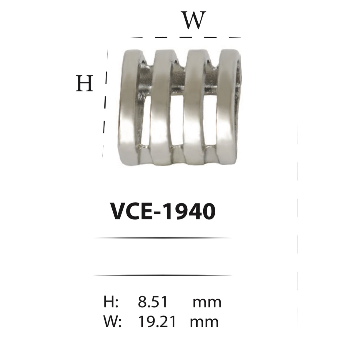 Metal cord and elastic ends 1940