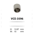 Metal cord ends for cords and elastic bands 3596