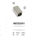 Metal cord ends for cords and elastics 2551