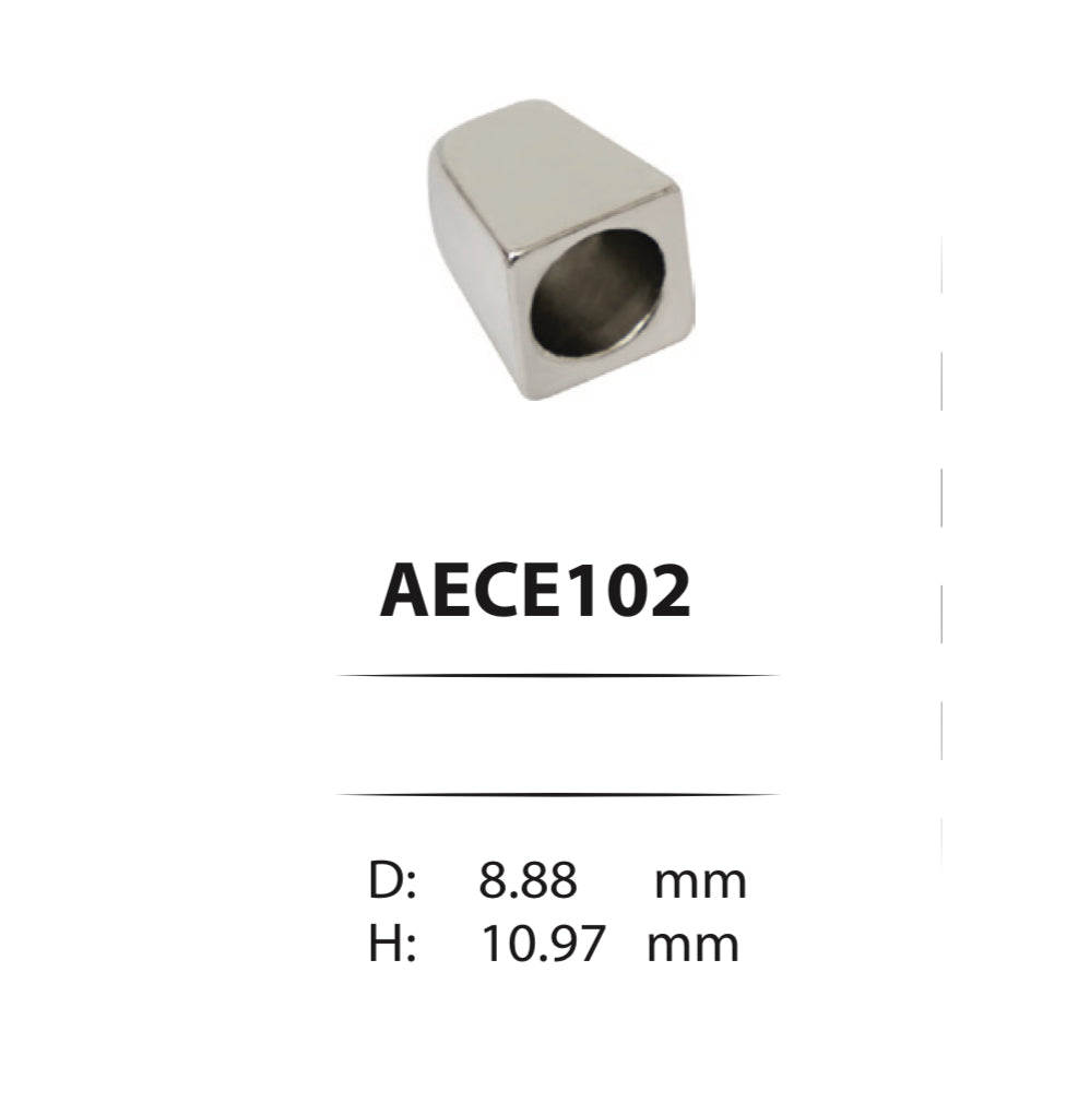 Metal cord ends for cords and elastics 102