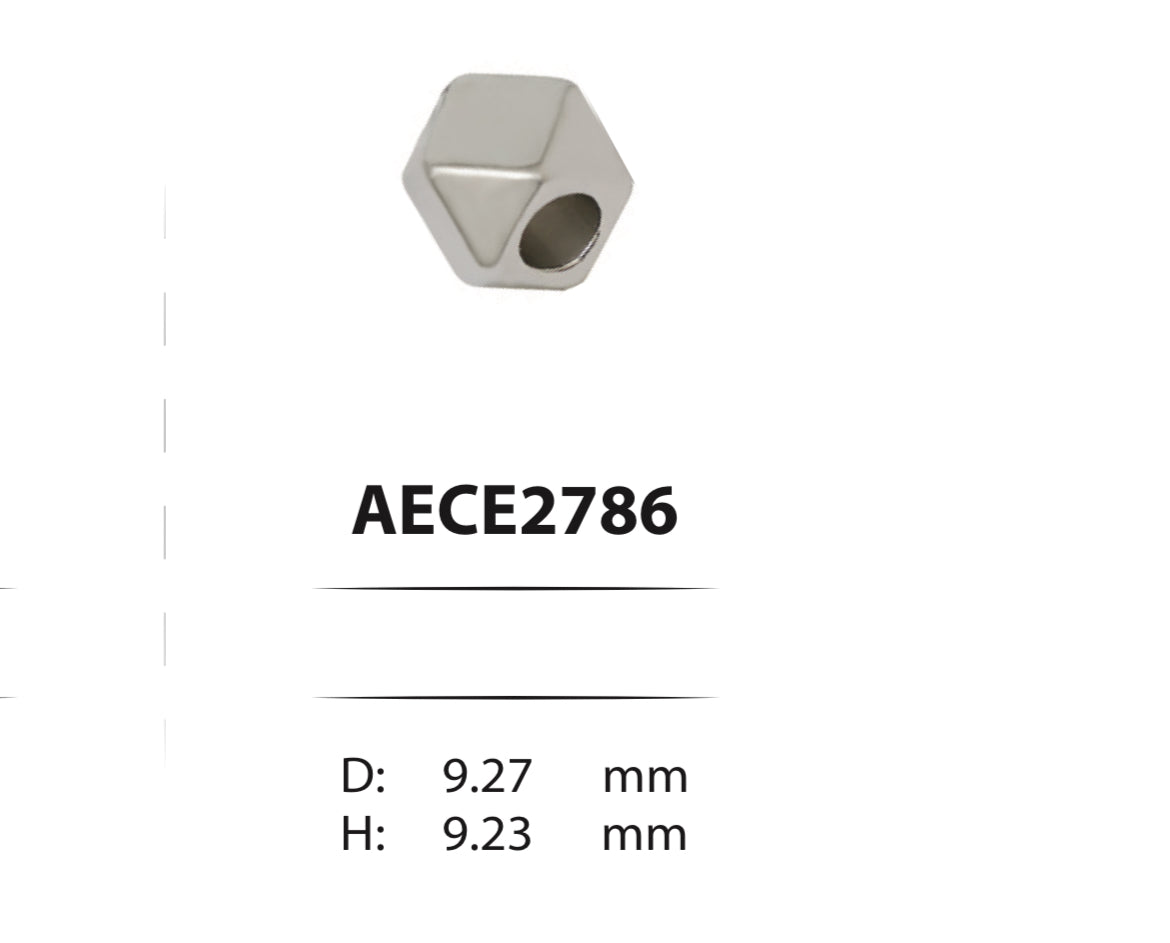 Metal cord ends for cords and elastics 2786
