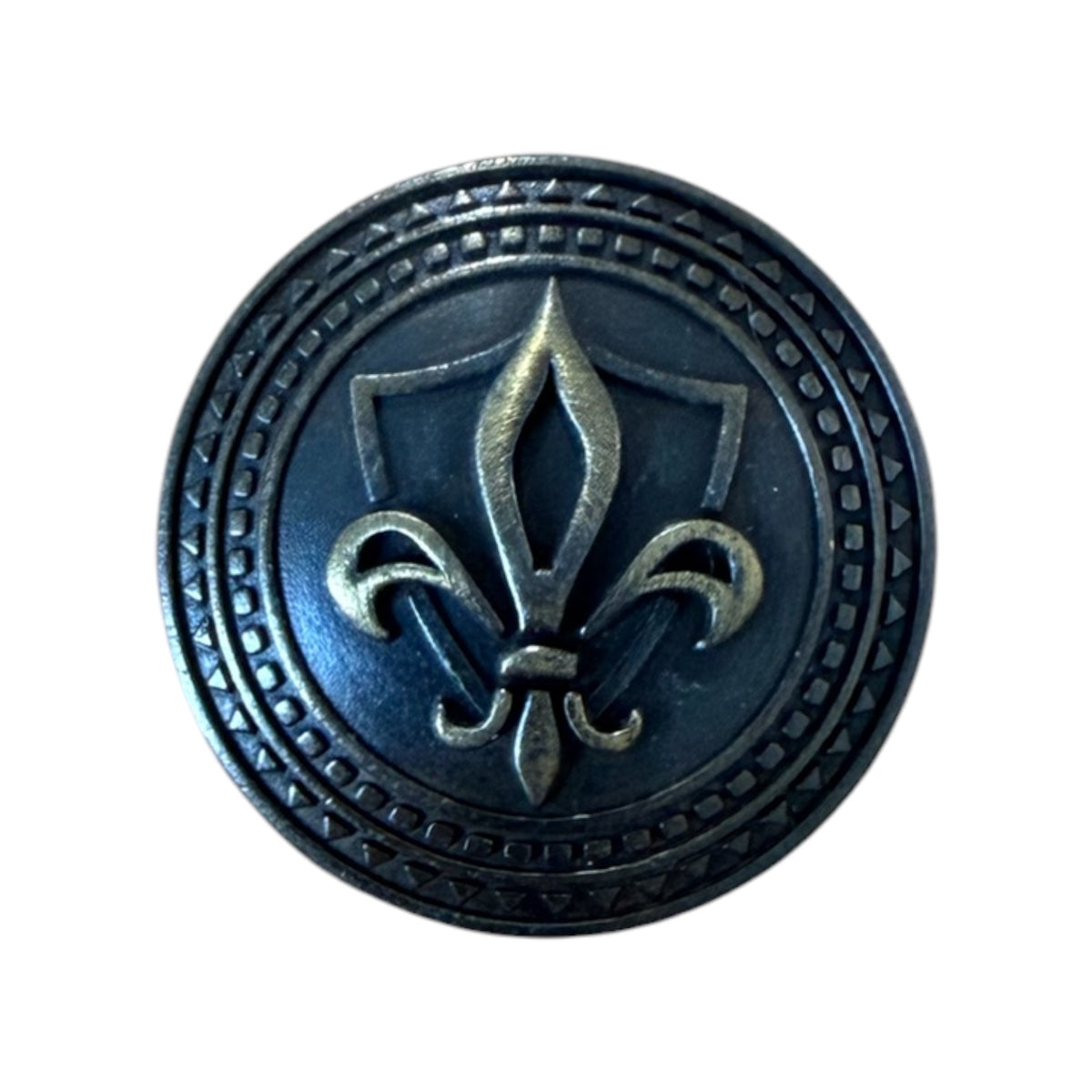Metal shank buttons 23972 Col 116 – Antique brass 22 mm