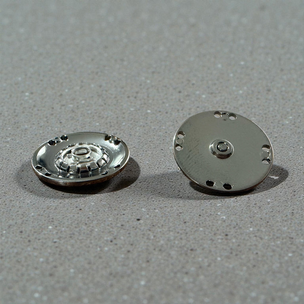 Luxury sew-on snap fasteners 47105 – 20 mm Gun Metal