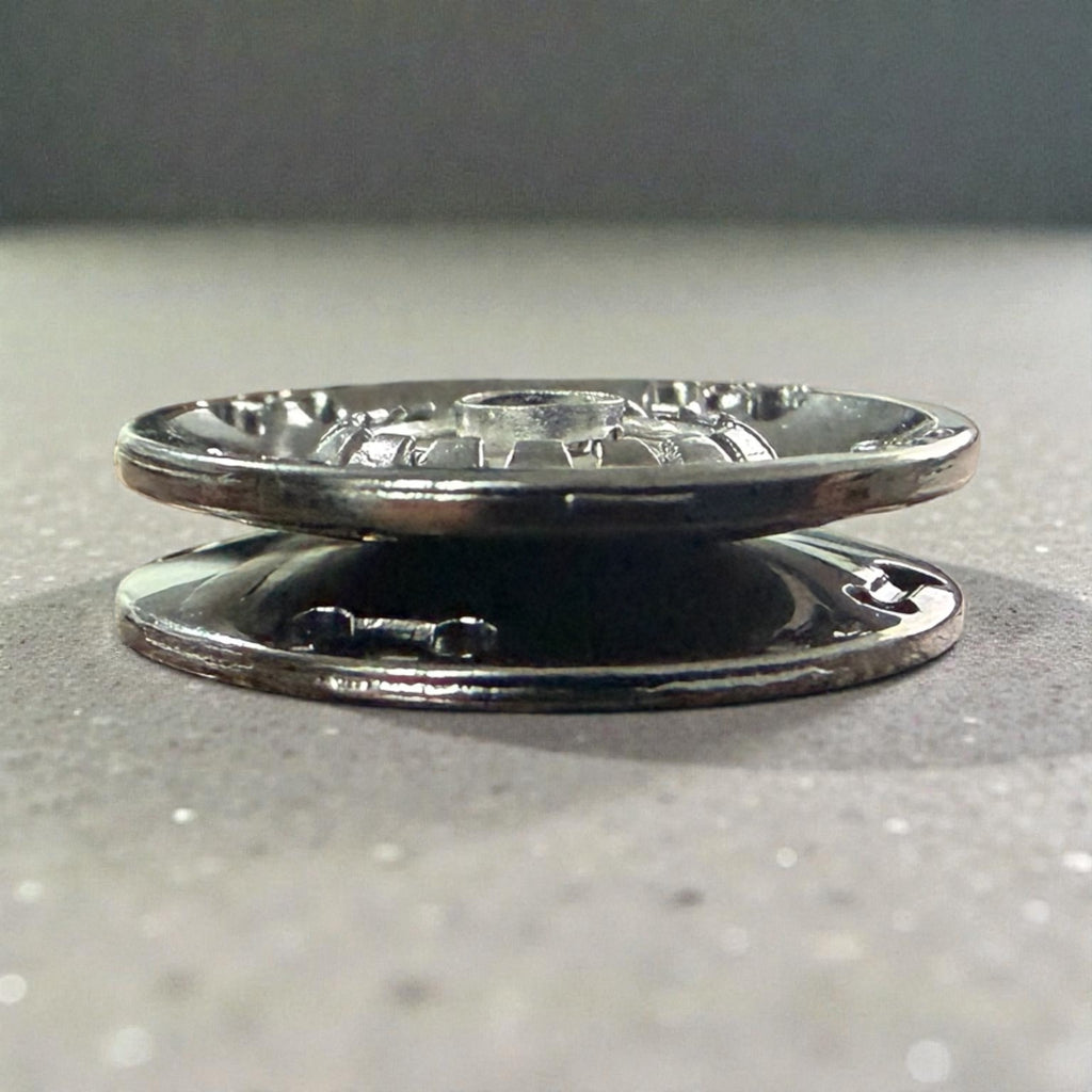 Luxury sew-on snap fasteners 47105 – 20 mm Gun Metal