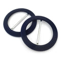 Fabric-covered round buckles
