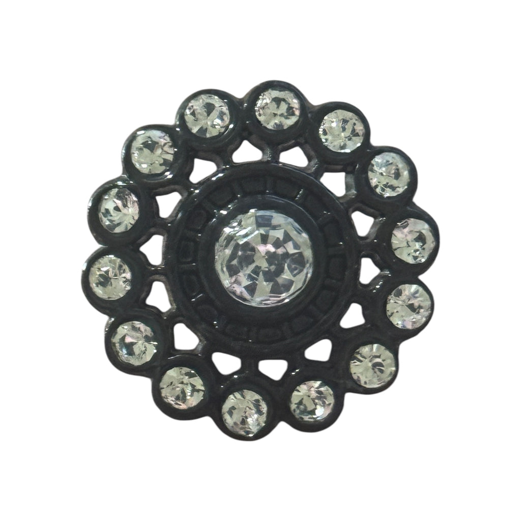 Luxury clothing buttons with crystals KL 0038