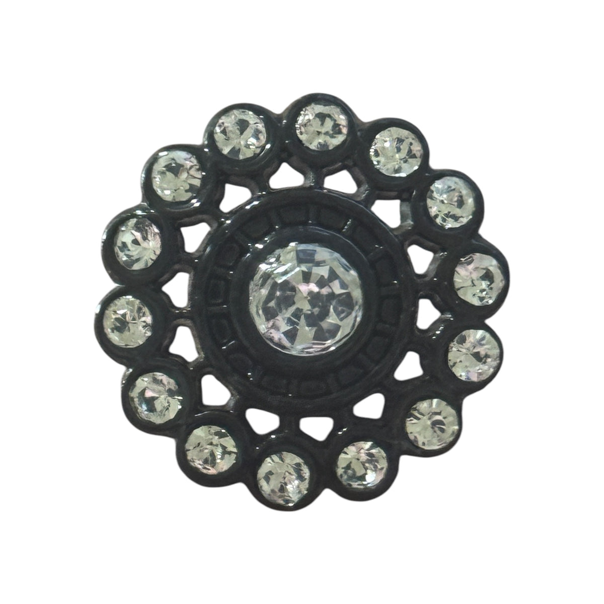 Luxury clothing buttons with crystals KL 0038