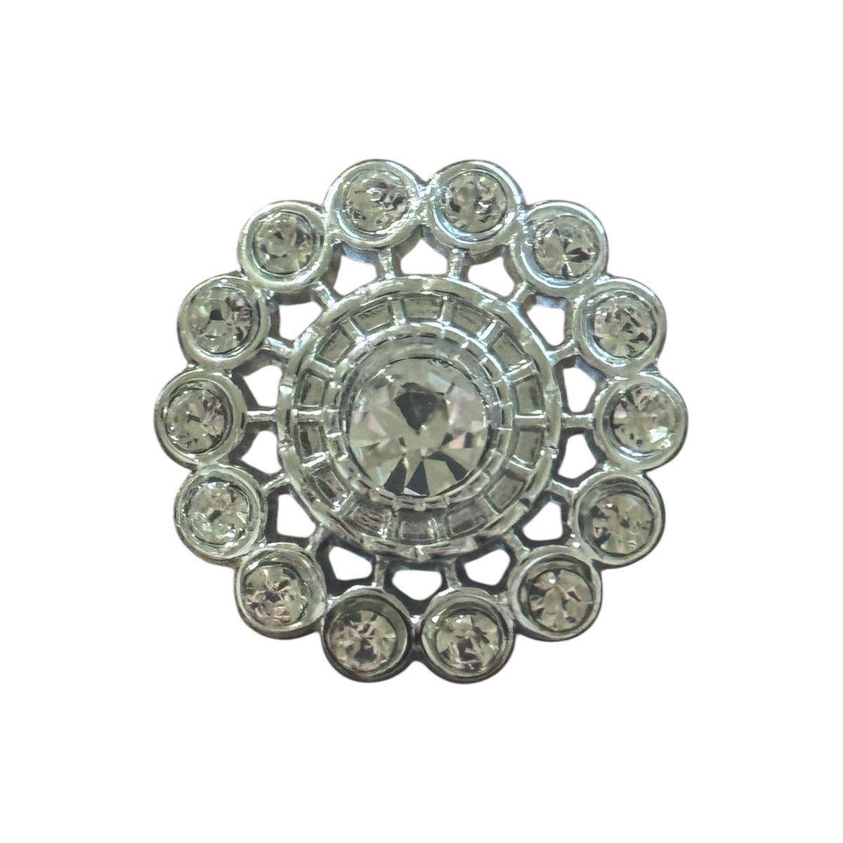 Luxury clothing buttons with crystals KL 0038