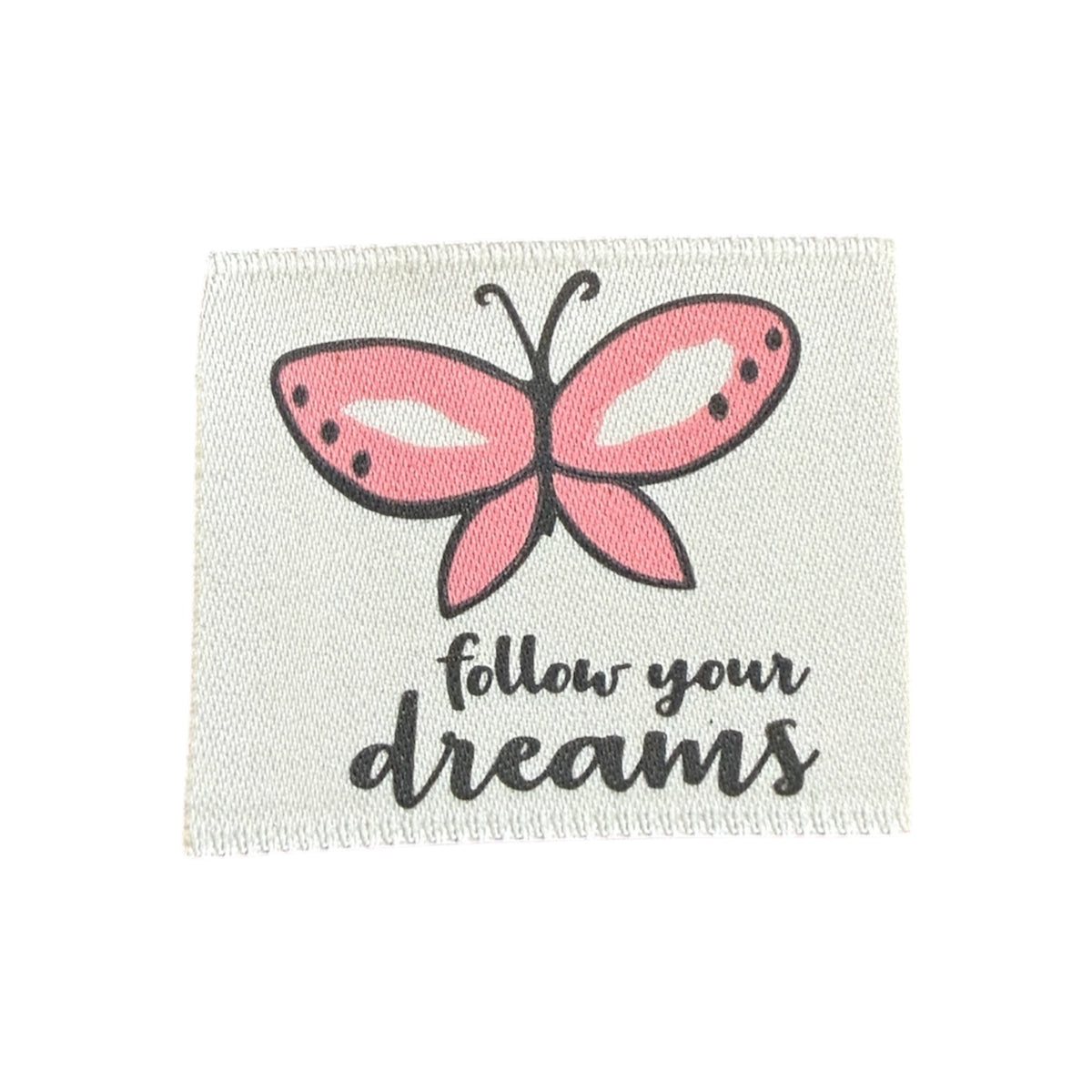 Woven label 4.5 cm x 3.5 cm - logo printing