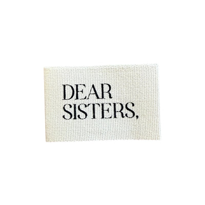 Woven label 4 cm x 2.5 cm – print on woven ribbon