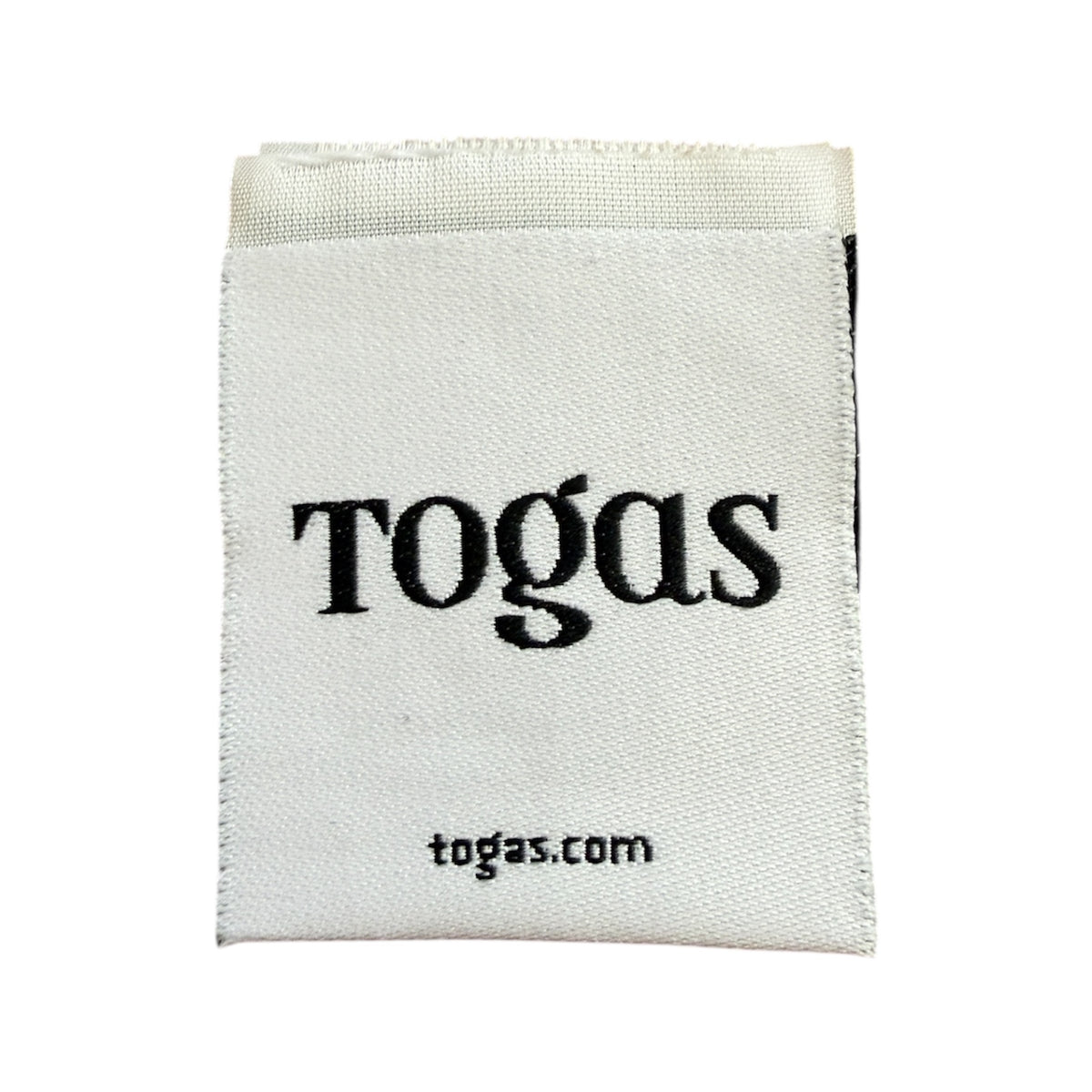 Woven label 9 cm x 4.5 cm – for brands