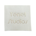 Woven label 5 cm x 5 cm - cold cut