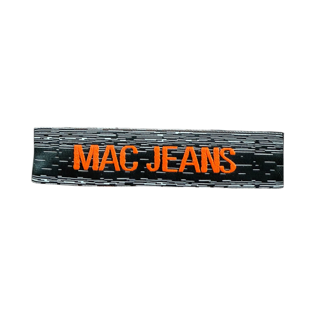 Woven label 10 cm x 2.5 cm - decorative label