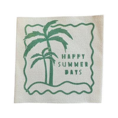 Woven label 6 cm x 6 cm – logo printing