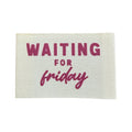 Woven label 6.5 cm x 4 cm - brand print