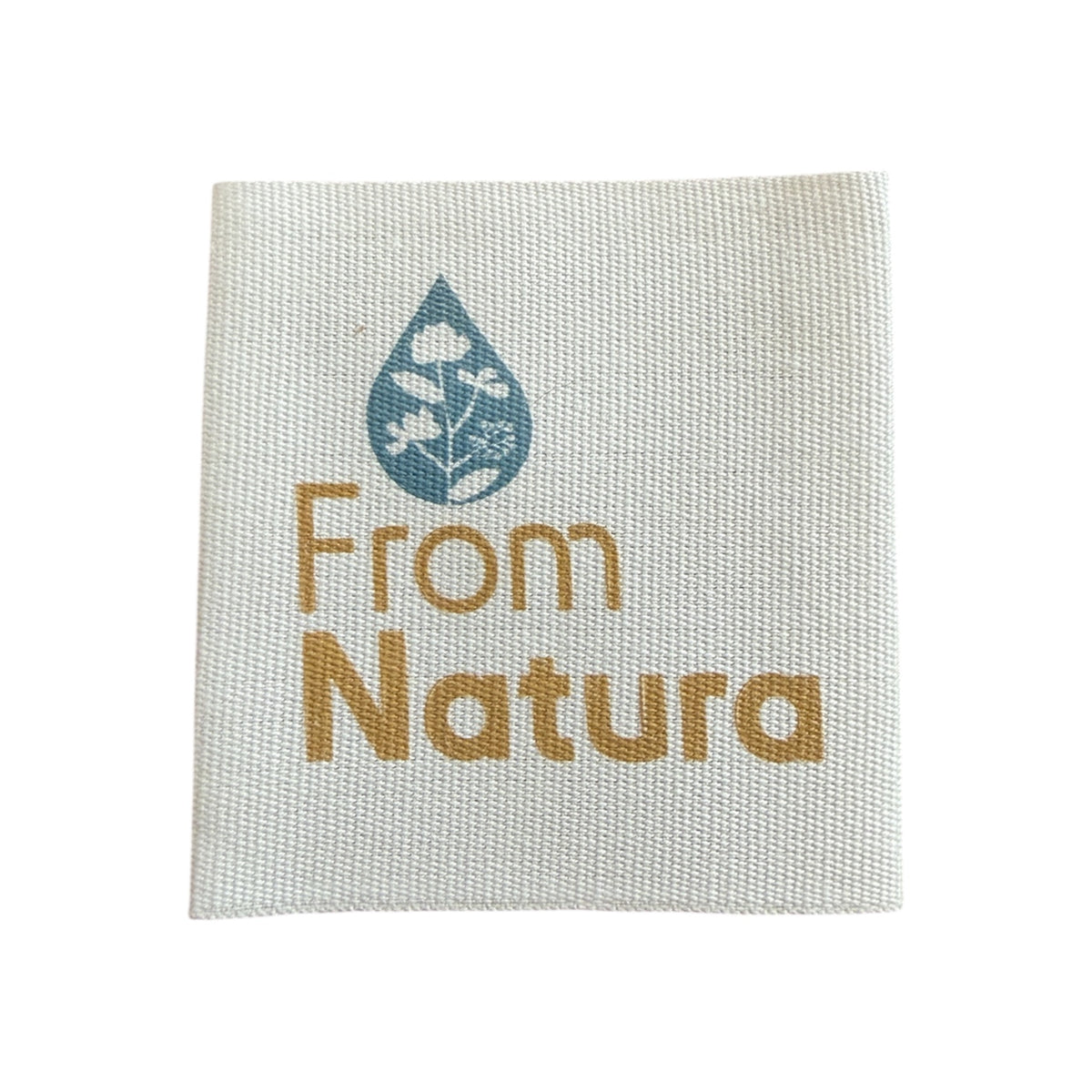 Woven label 5.5 cm x 5.5 cm - Fabric printing