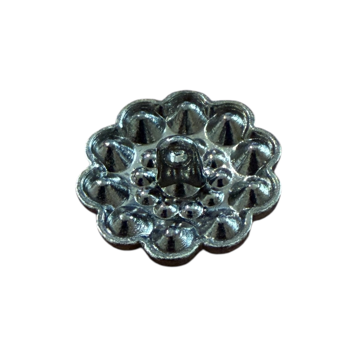 Luxury black metal buttons with crystals ME9008 – 22 mm