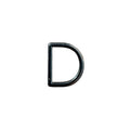 Small metal half-rings 3702A 01507 – 10 mm Gun Metal