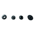 Black hidden snap fasteners HSB 0001 – 15 mm Black Oxide