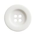 White polyester buttons PPB0004